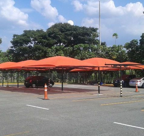 Cobertura estacionamento Aeroporto Internacional de Guarulhos