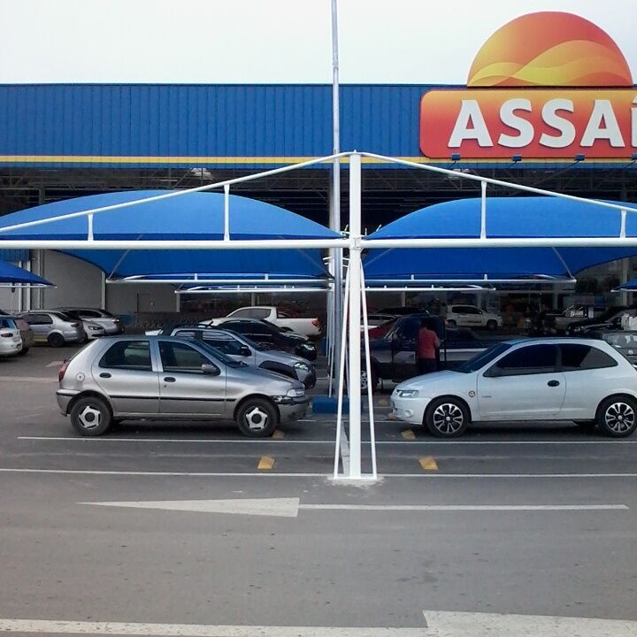 cobertura de estacionamentos