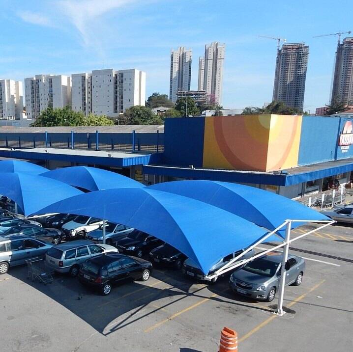 Cobertura para Estacionamento Hipermercados