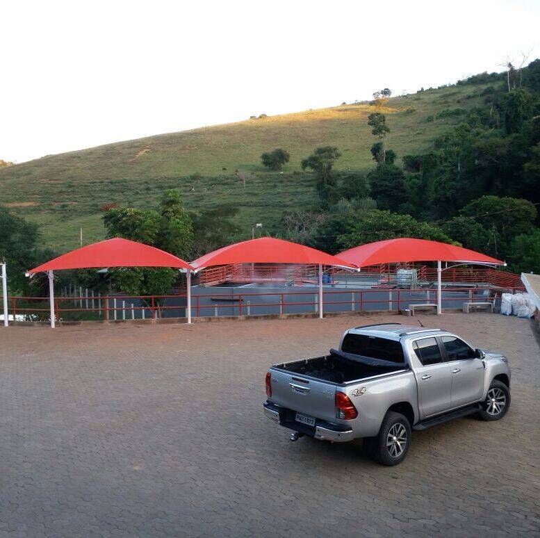 cobertura para garagem de sombreador