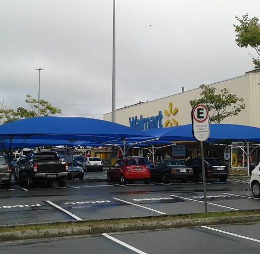 Cobertura estacionamento WALMART - SAM'S - BOM PREÇO