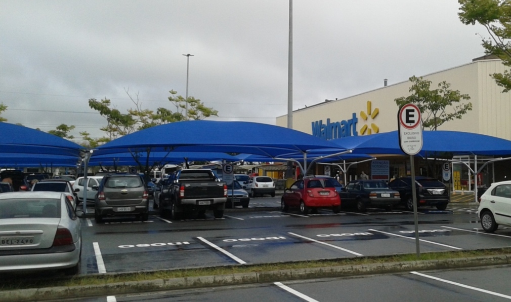 Cobertura para garagem automovel WALMART