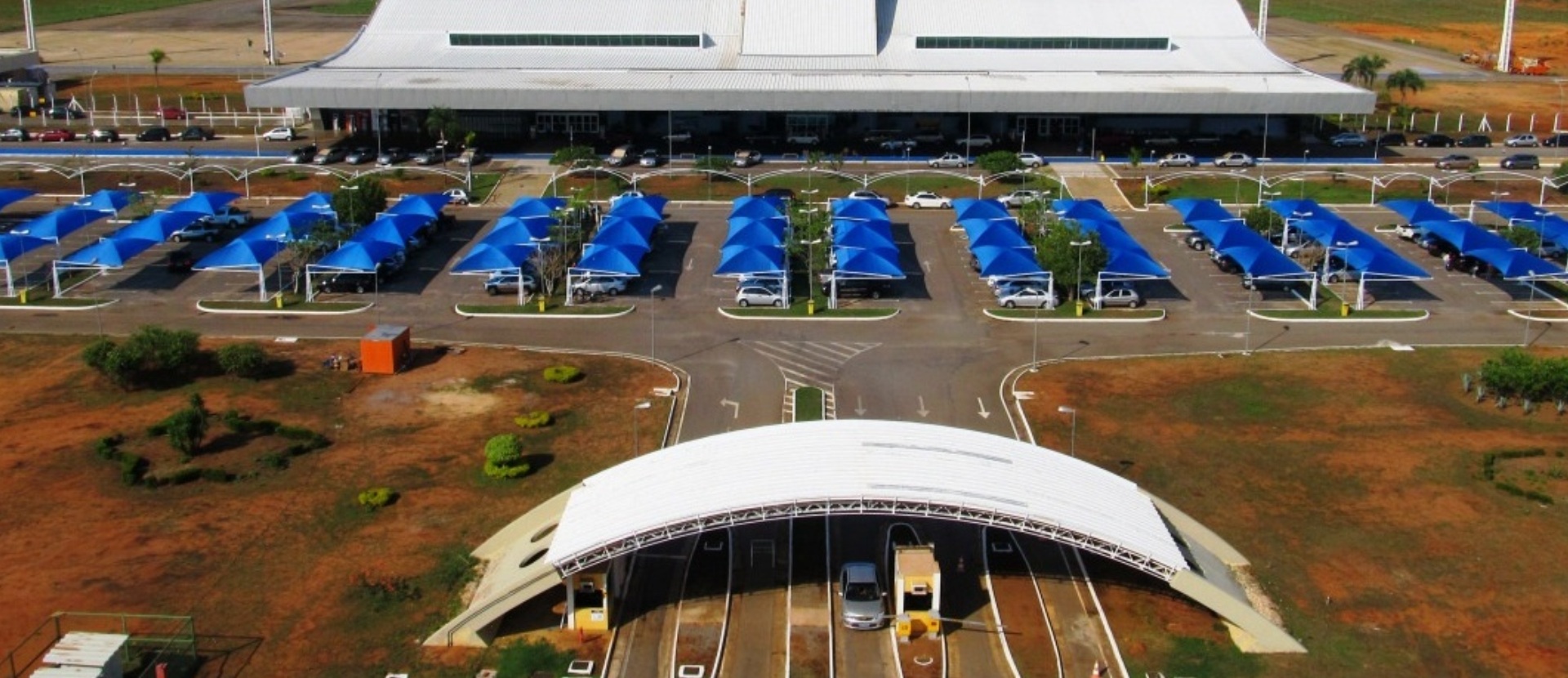 sombreadores instalados Aeroporto Internacional de guarulhos
